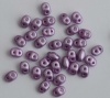 Superduo Purple Alabaster Pastel Lila Miniduo 02010-25012 Czech Beads x 10g